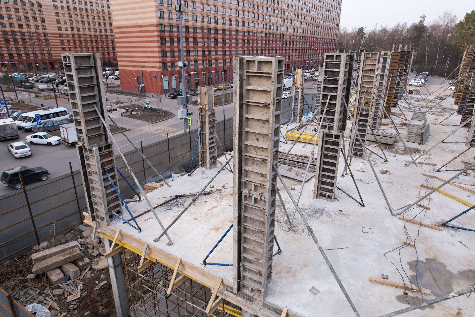 видео с коптера, боброво, ленинский городской округ, самовольная постройка,