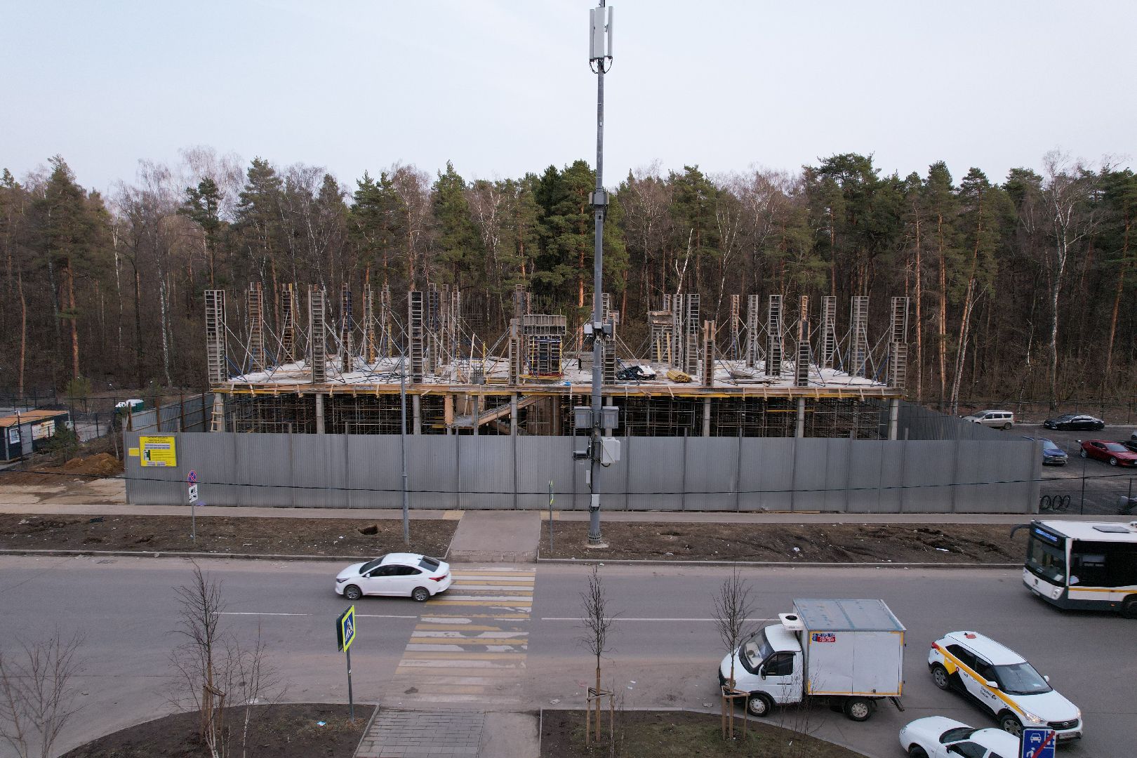 видео с коптера, боброво, ленинский городской округ, самовольная постройка,