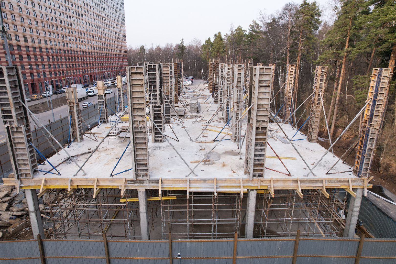видео с коптера, боброво, ленинский городской округ, самовольная постройка,