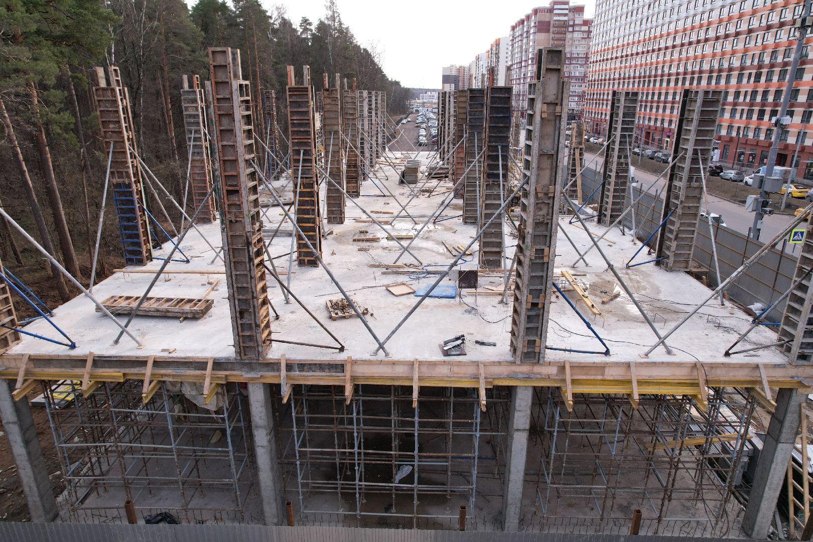видео с коптера, боброво, ленинский городской округ, самовольная постройка,