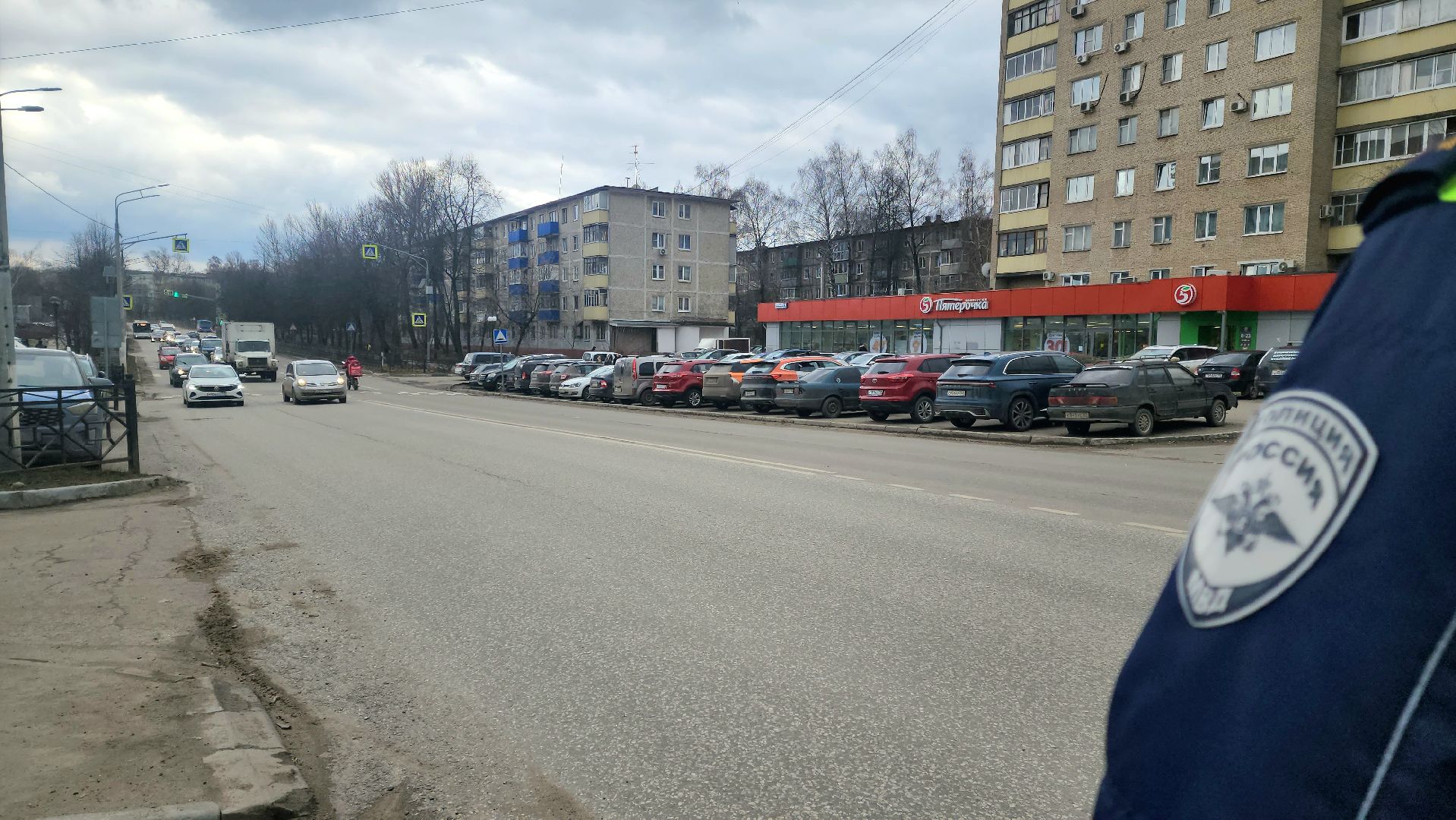 Подольск, ГИБДД, Пешеходный переход, профилактическая акция, инспектор гибдд,