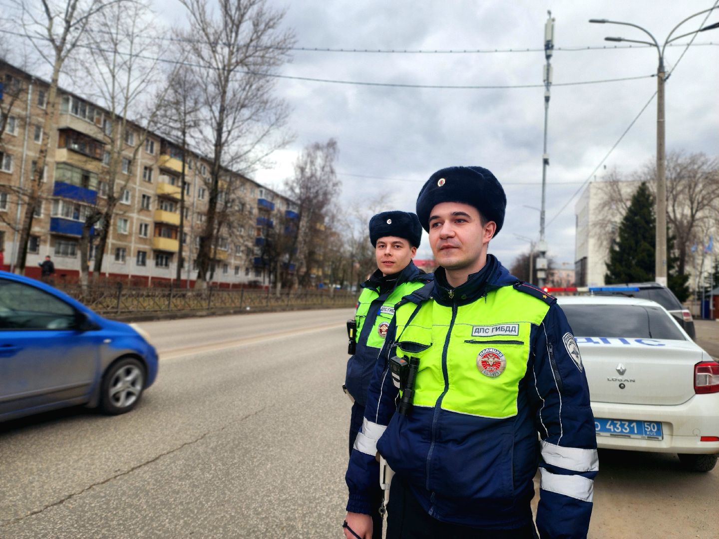 Подольск, ГИБДД, Пешеходный переход, профилактическая акция, инспектор гибдд,