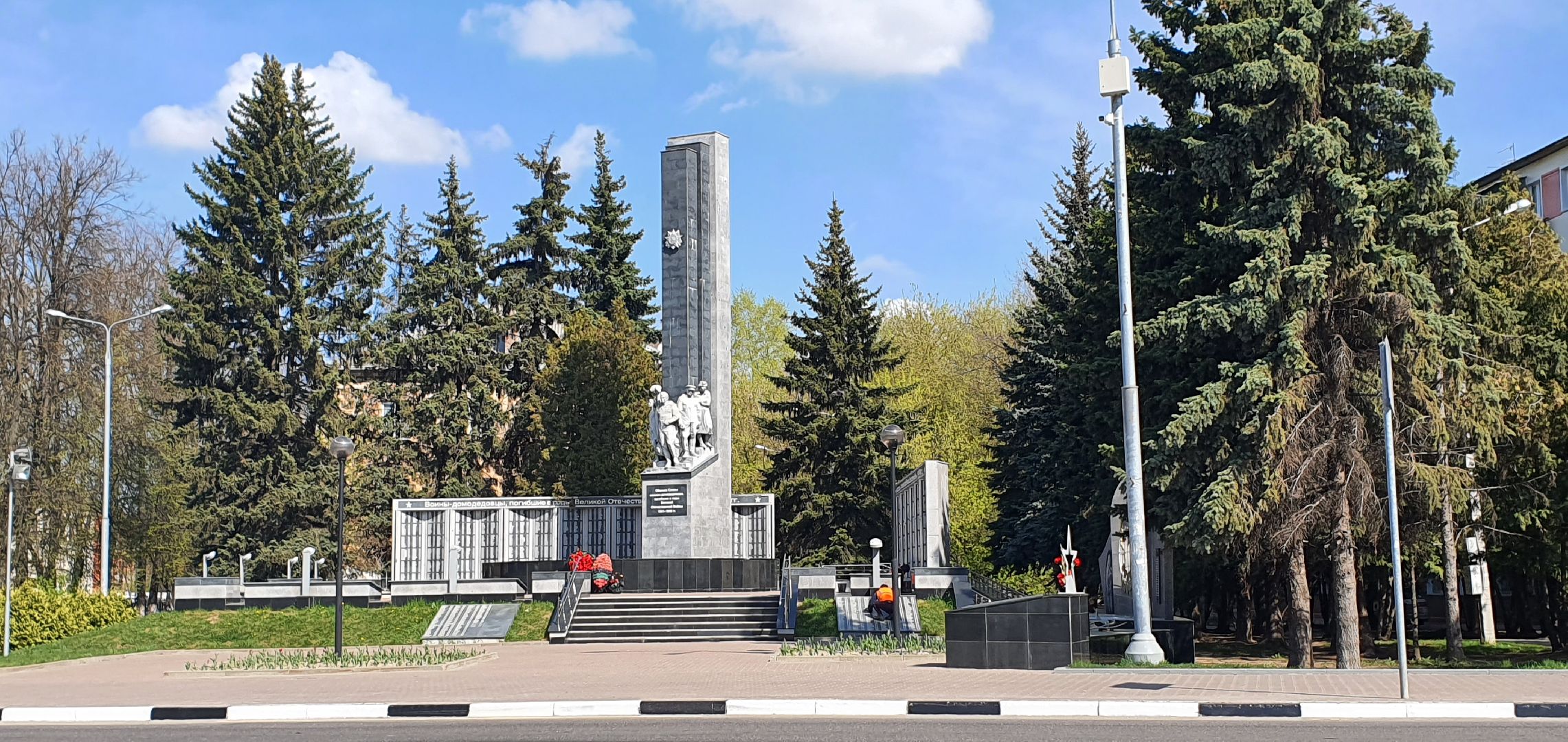 День Победы, флаги, Домодедово