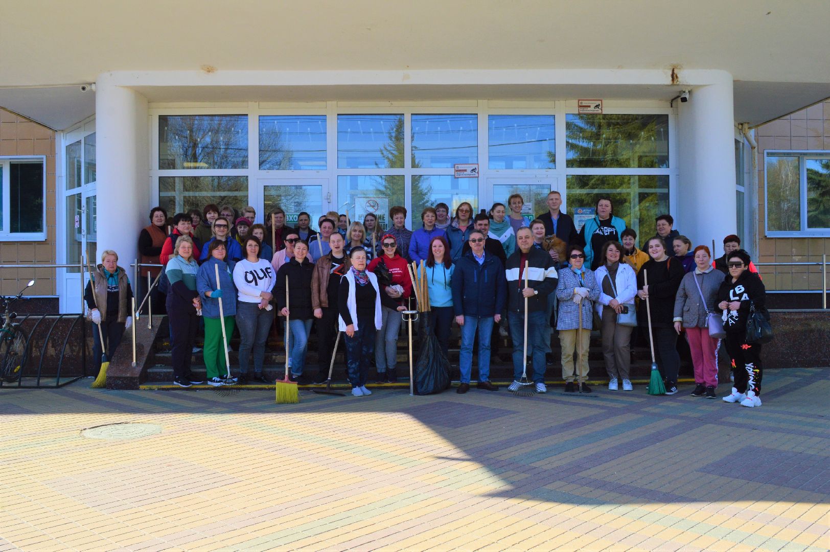 Ступино, медики, субботник