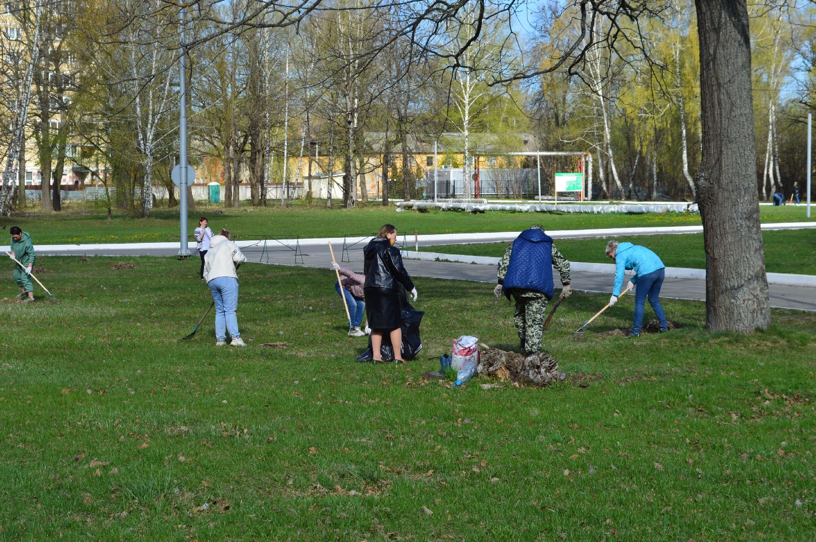Ступино, медики, субботник