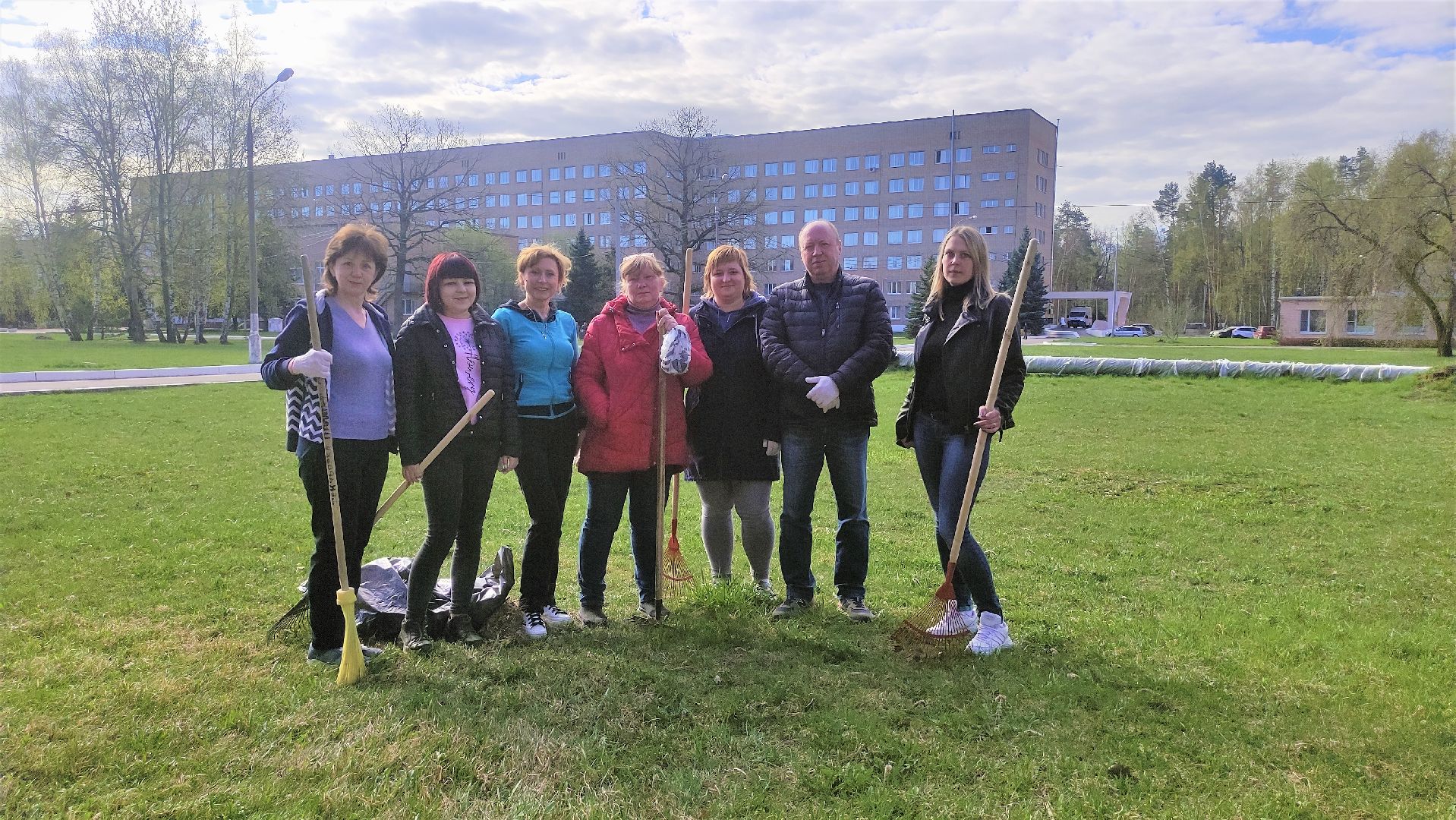 Ступино, медики, субботник