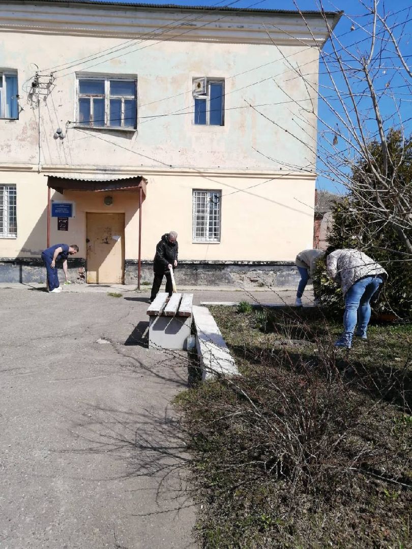 Ступино, медики, субботник