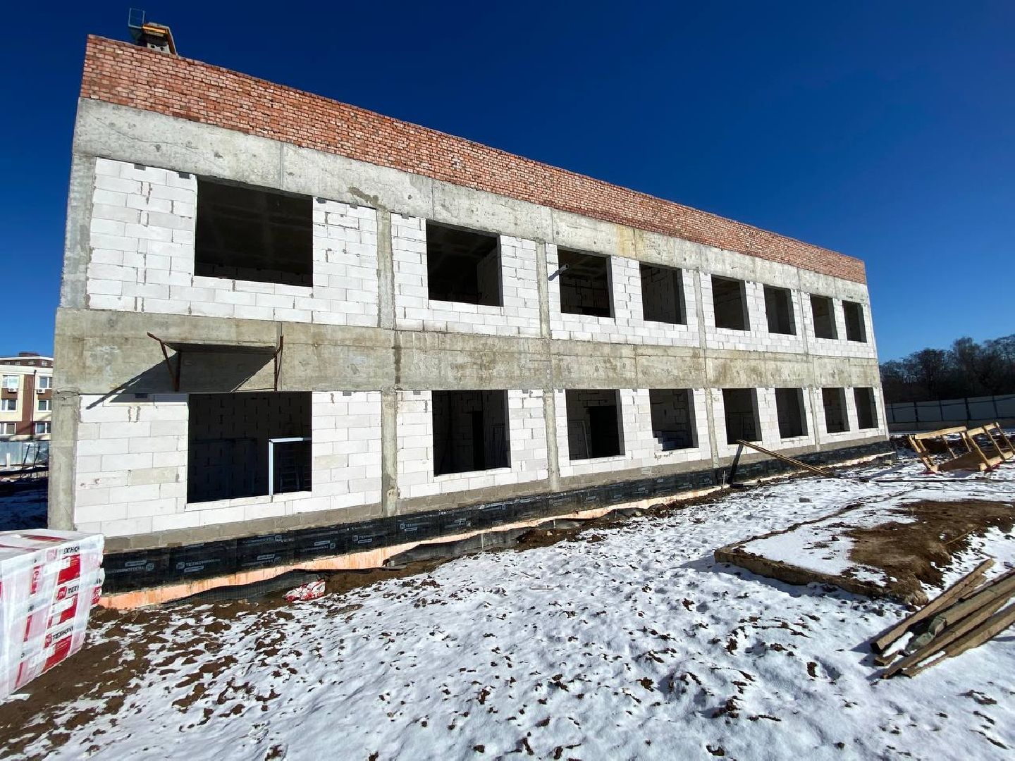 ЖК Малина, детский сад, новый детский сад, строительство детского сада, строительство в Нахабино, строительство в ЖК Малина,