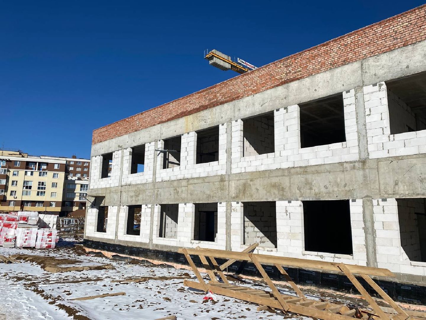 ЖК Малина, детский сад, новый детский сад, строительство детского сада, строительство в Нахабино, строительство в ЖК Малина,