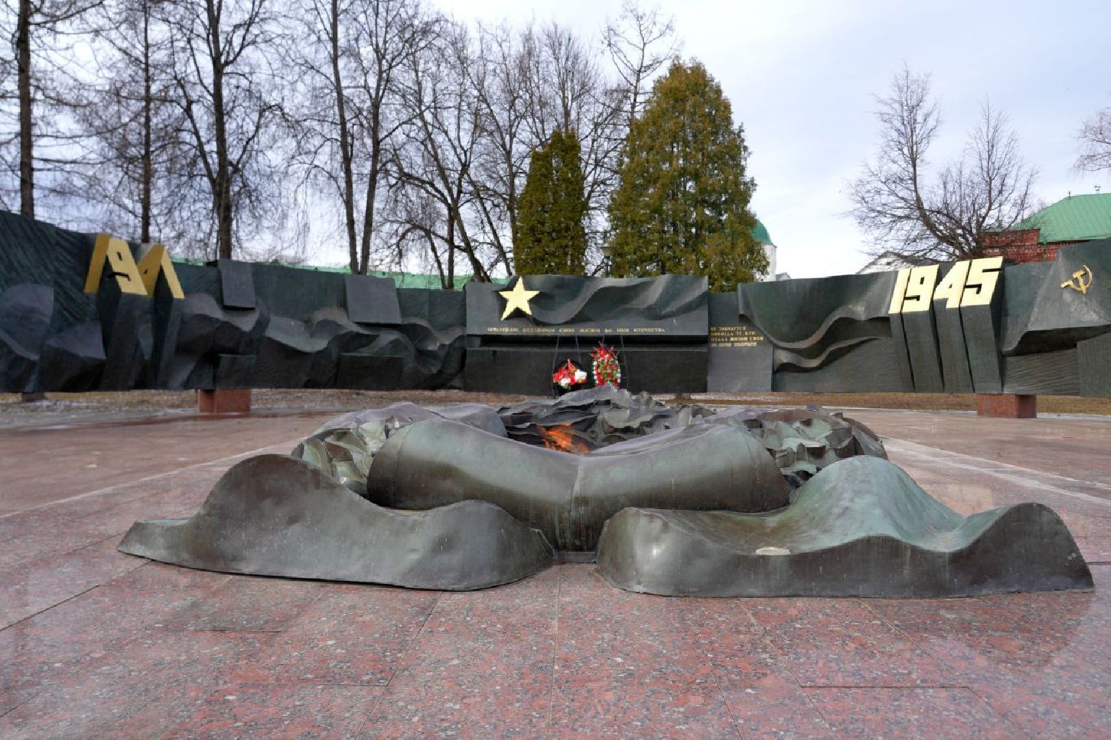 сергиев посад, благоустройство, сергиево-посадский городской округ, мемориал памяти, вечный огонь,