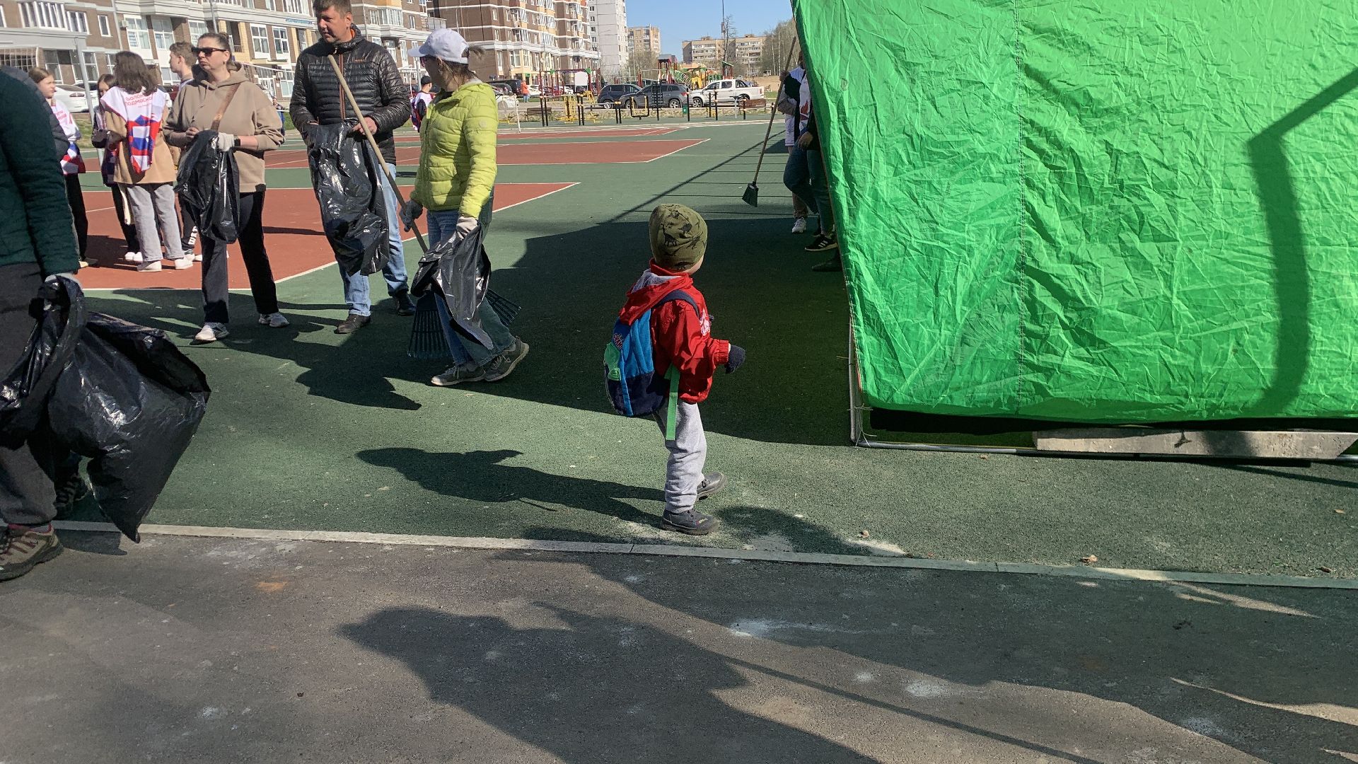 Ступино, субботник, люди