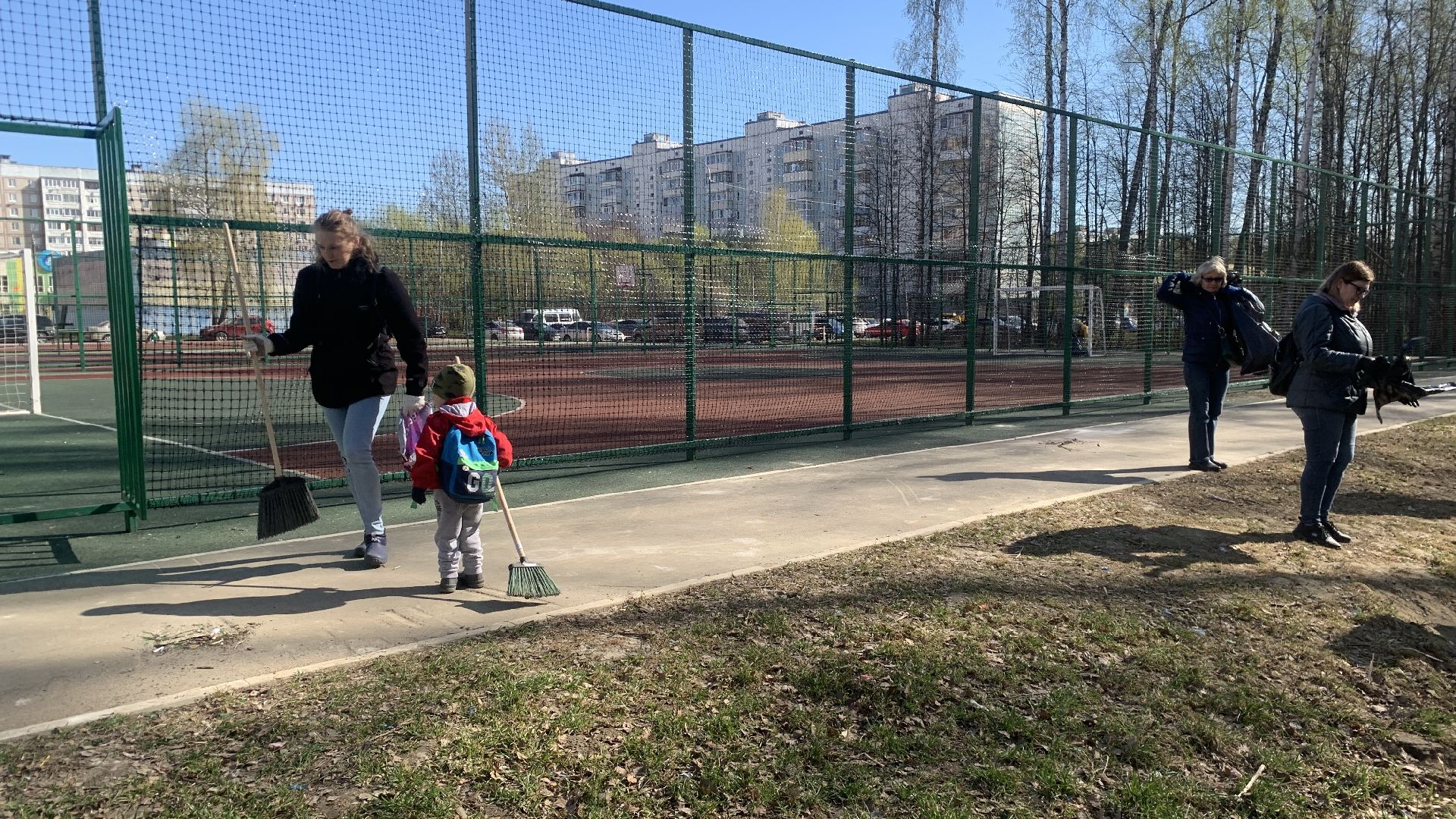 Ступино, субботник, люди