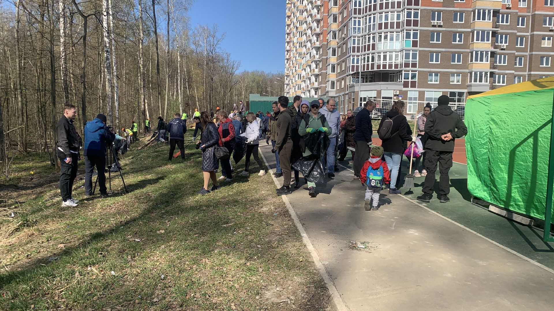 Ступино, субботник, люди