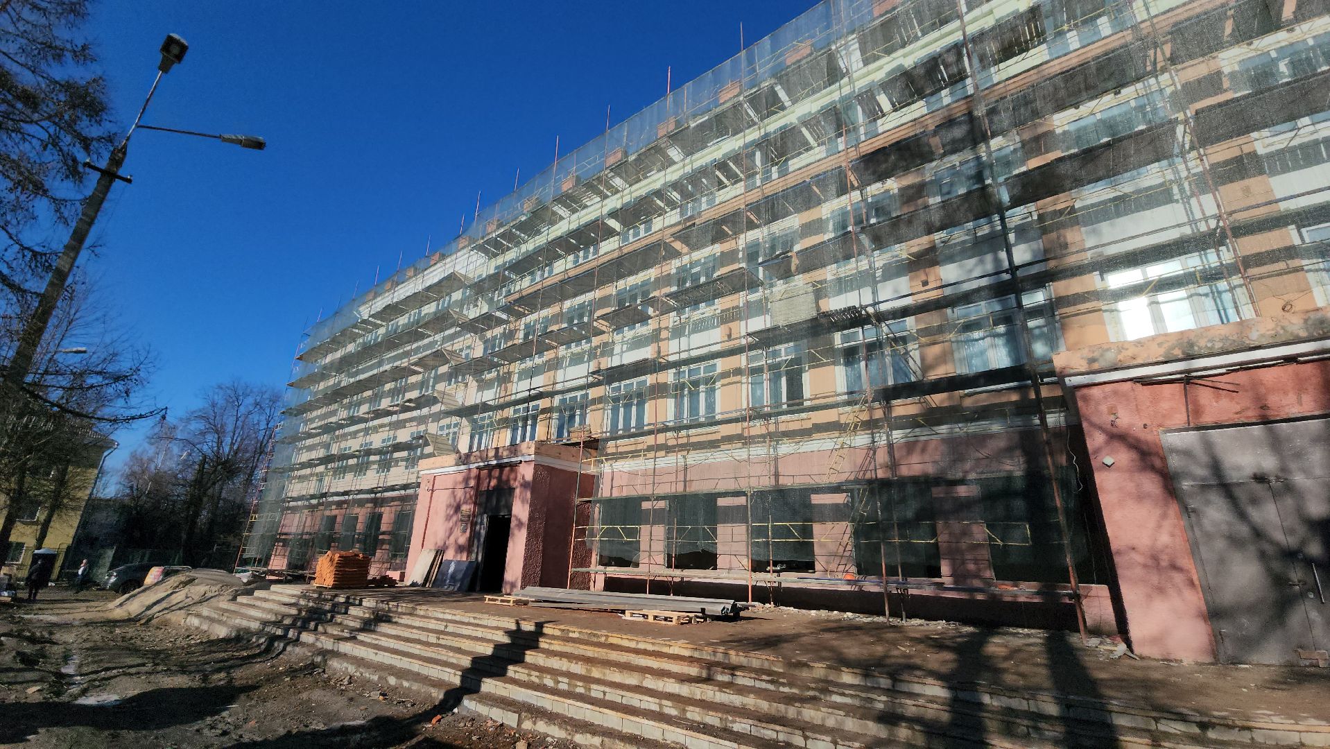 серпухов, школа 1, улица советская, капитальный ремонт школы,