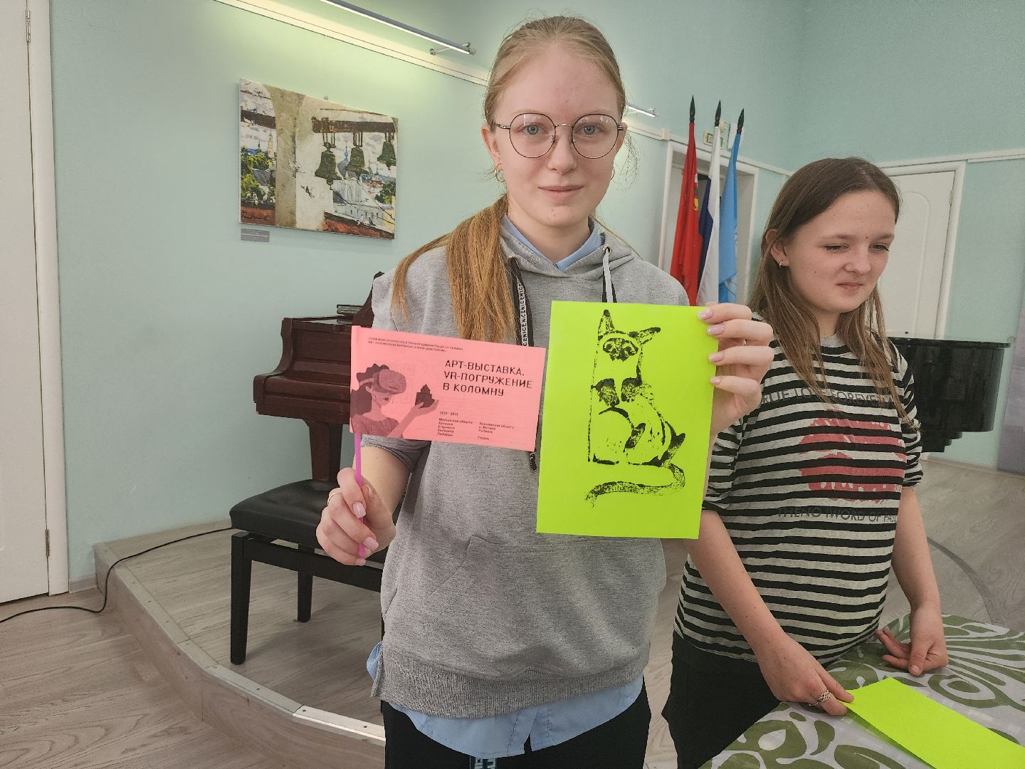 Зарайск, Погружение в Коломну, Выставка в ДШИ имени Голубкиной, vr-погружение в коломну,