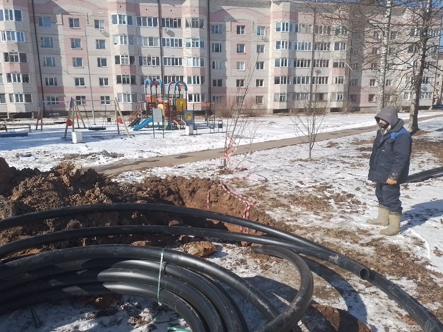 жкх, благоуствойство, городской округ восход, трубопровод, хвс, Горизонтально направленное бурение,