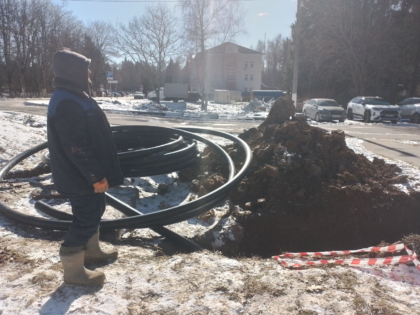 жкх, благоуствойство, городской округ восход, трубопровод, хвс, Горизонтально направленное бурение,