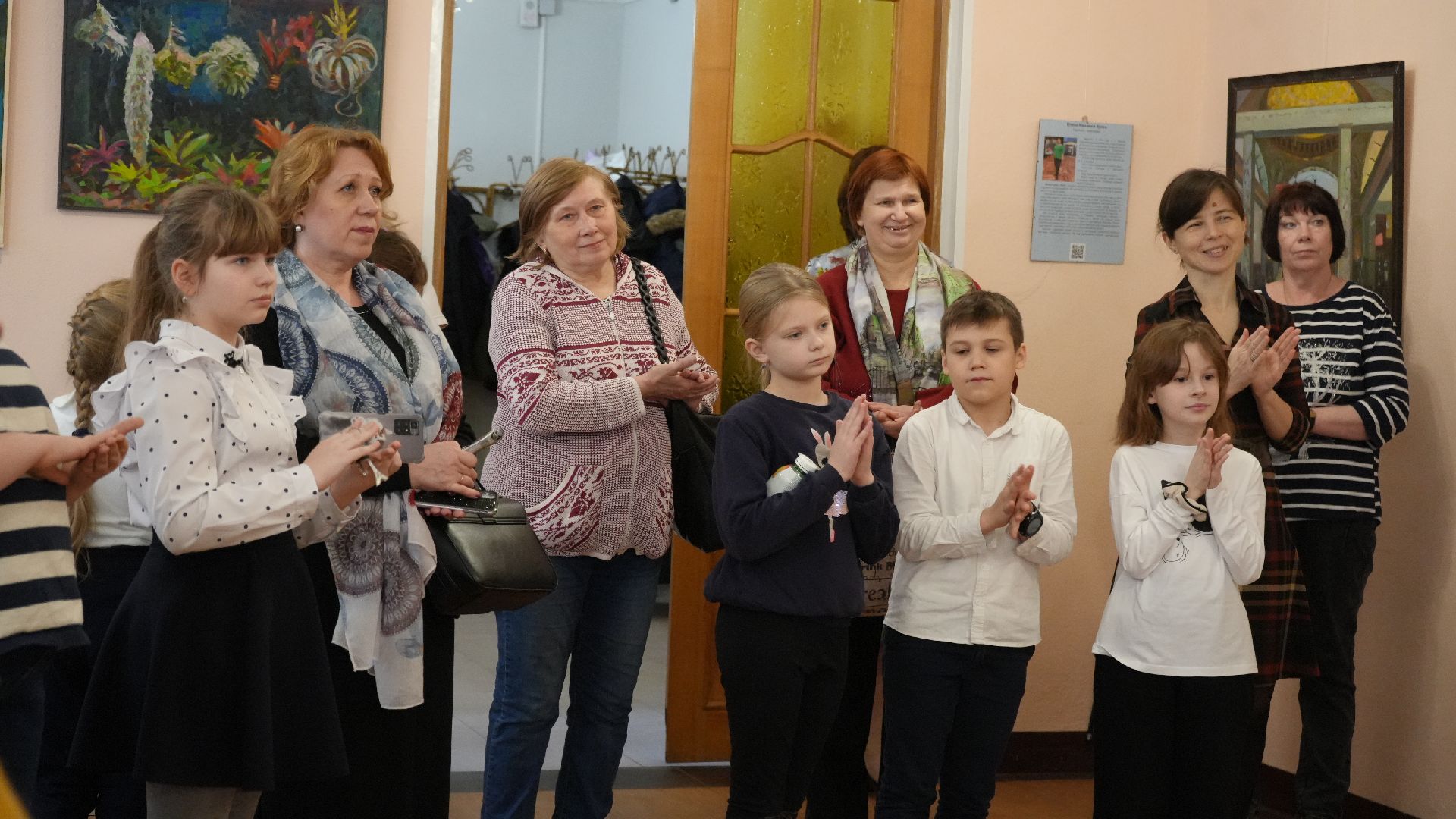 выставка, картины,