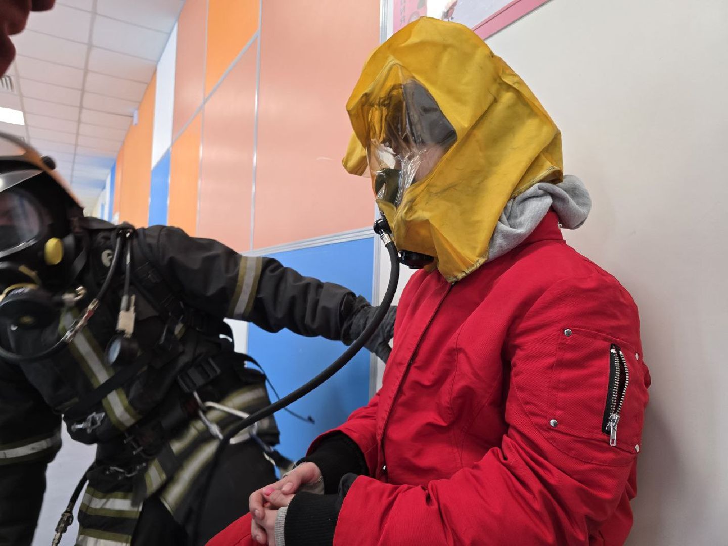 можайск, можайский муниципальный округ, подмосковье, мчс, учения, единый день тренировок, школьники, эвакуация, пожар, спасение ребенка,