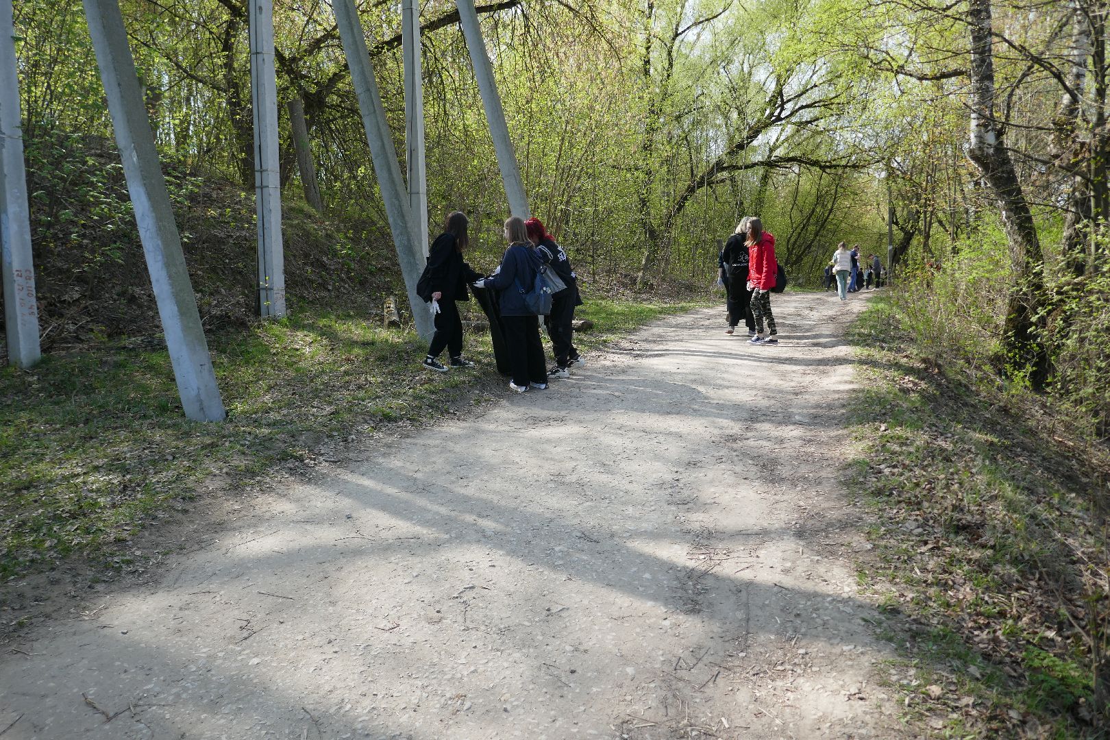 Подольск, Пахра, студенты, уборка, благоустройство, субботник