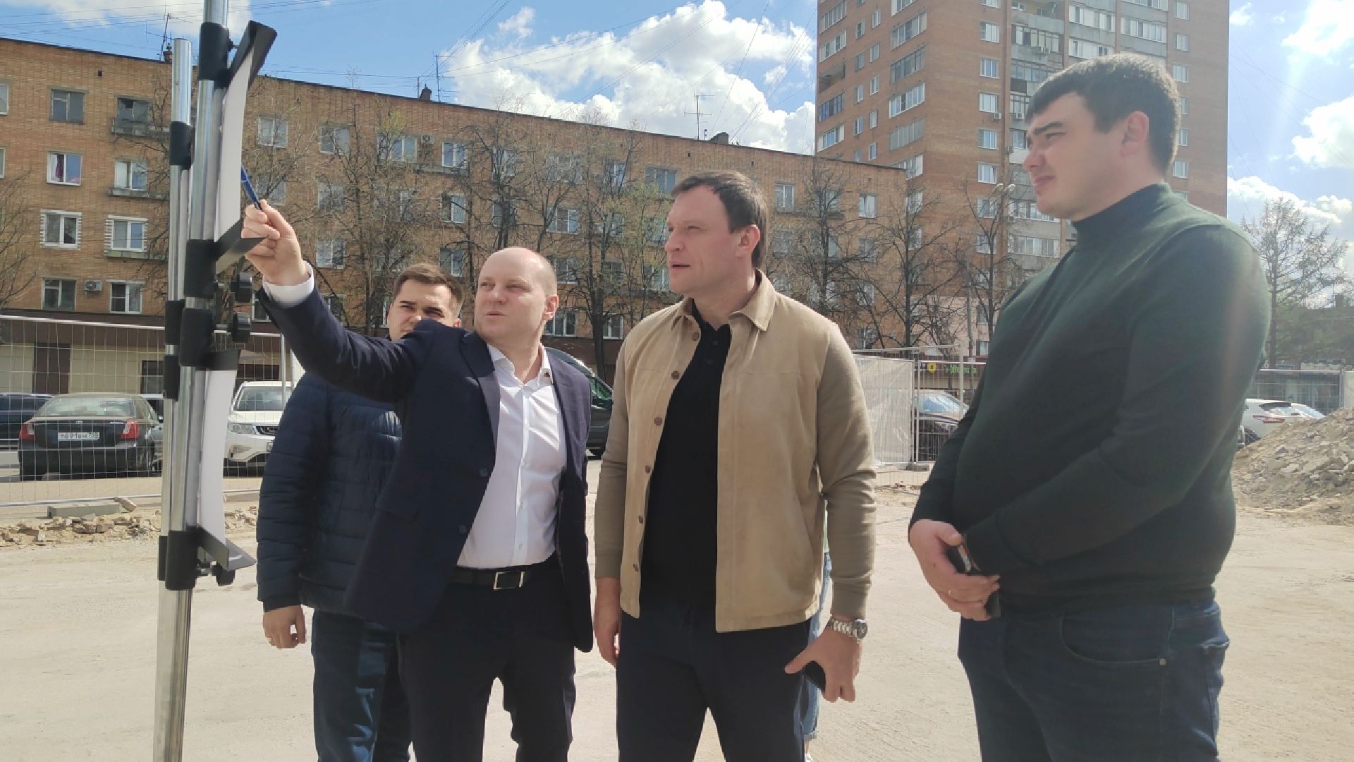 Пушкино, реконструкция, весна в Подмосковье