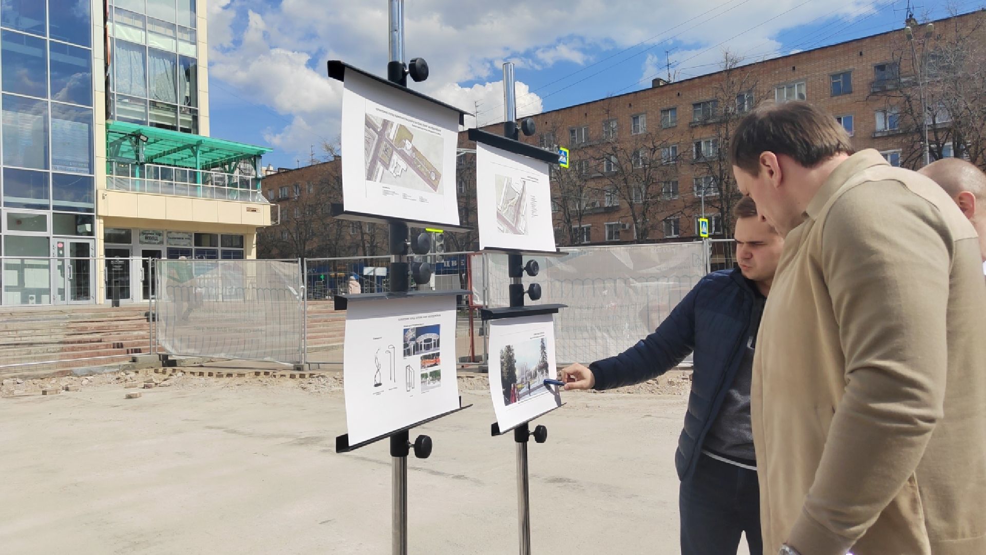 Пушкино, реконструкция, весна в Подмосковье