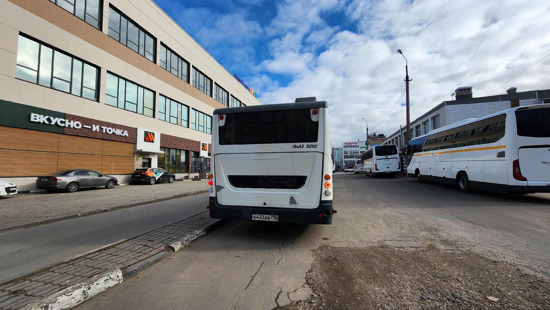 общественный транспорт, автобусы, маршрут 43, Старая Купавна, Богородский городской округ,