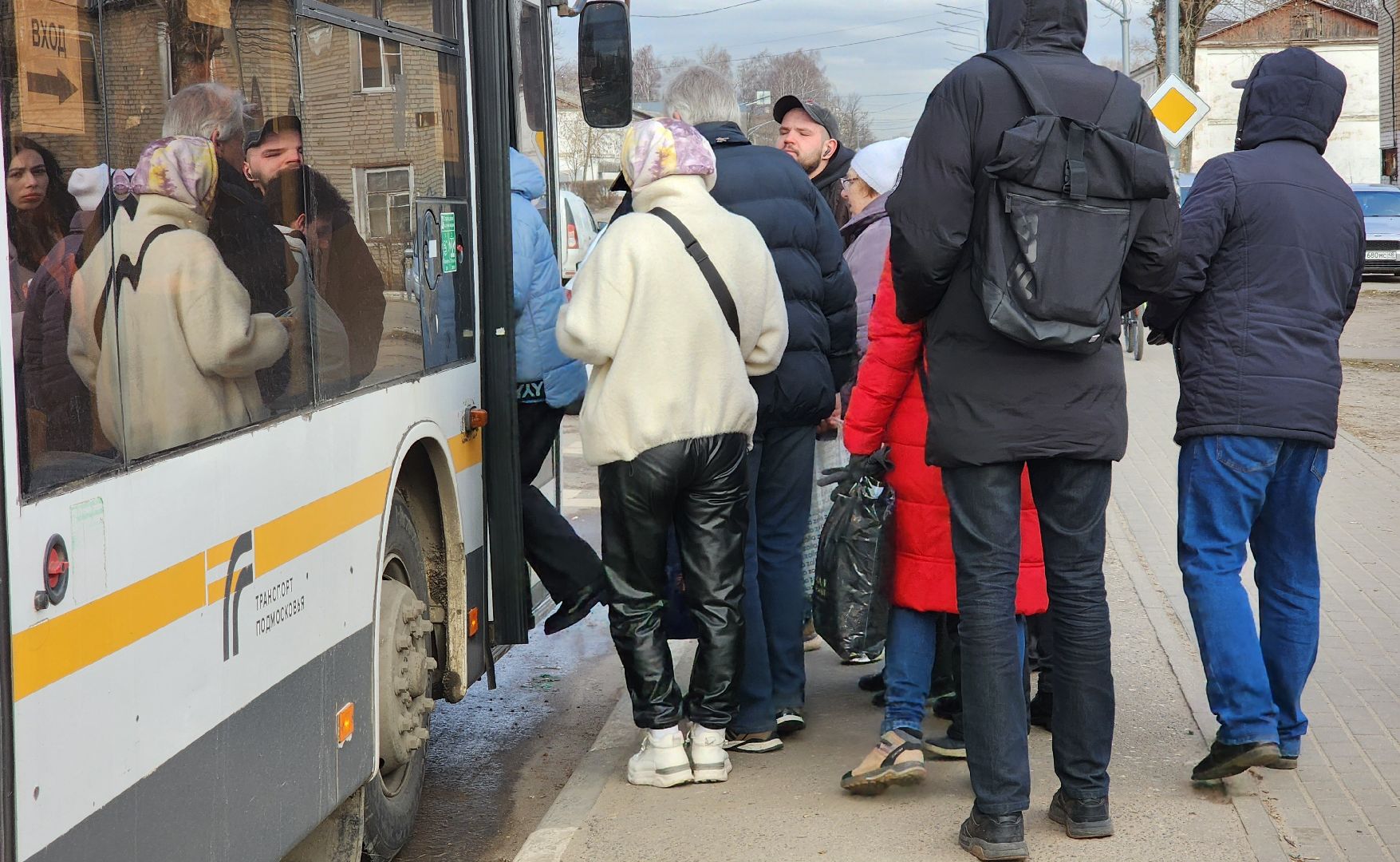 общественный транспорт, автобусы, маршрут 43, Старая Купавна, Богородский городской округ,