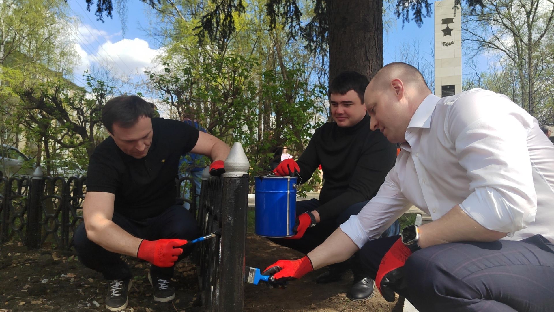 Пушкино, Мемориалы, юнармейцы, волонтеры, 9 мая, День Победы