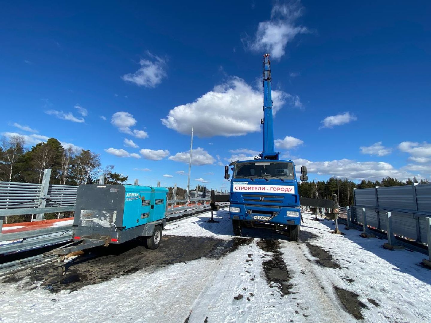 эстакада, строительство, Аникеевка, эстакада в Аникеевке,
