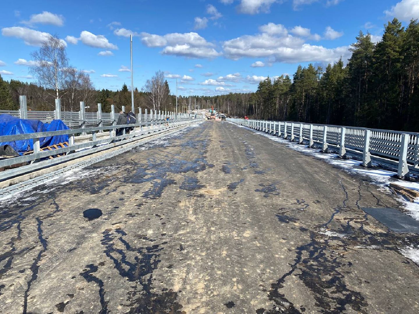 эстакада, строительство, Аникеевка, эстакада в Аникеевке,