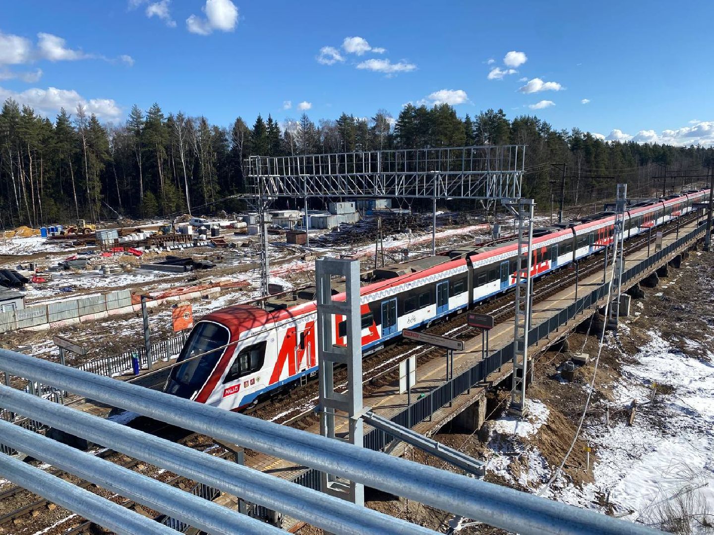 эстакада, строительство, Аникеевка, эстакада в Аникеевке,