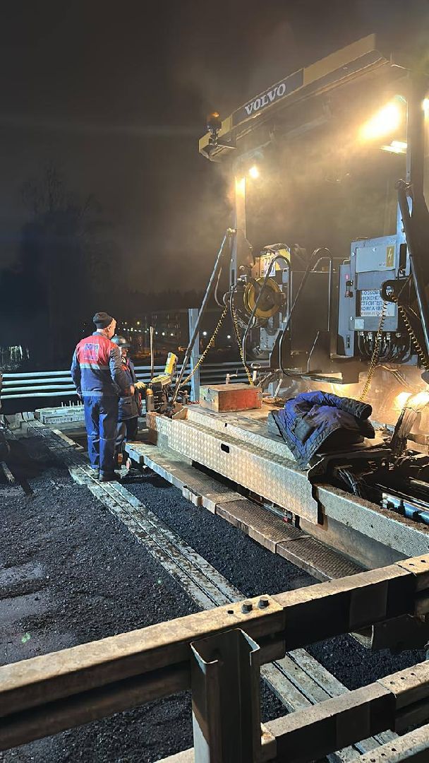 эстакада, строительство, Аникеевка, эстакада в Аникеевке,