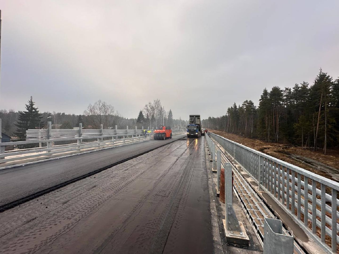 эстакада, строительство, Аникеевка, эстакада в Аникеевке,