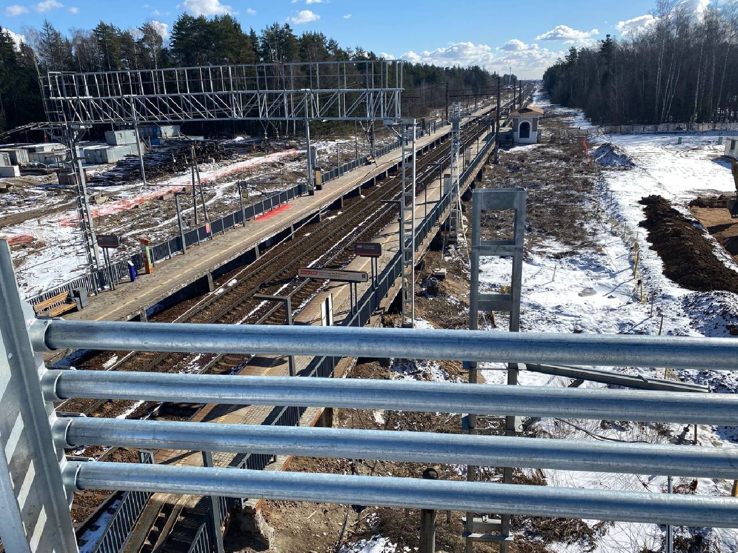 эстакада, строительство, Аникеевка, эстакада в Аникеевке,