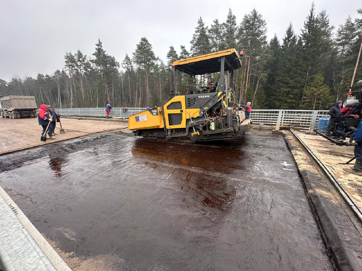 эстакада, строительство, Аникеевка, эстакада в Аникеевке,