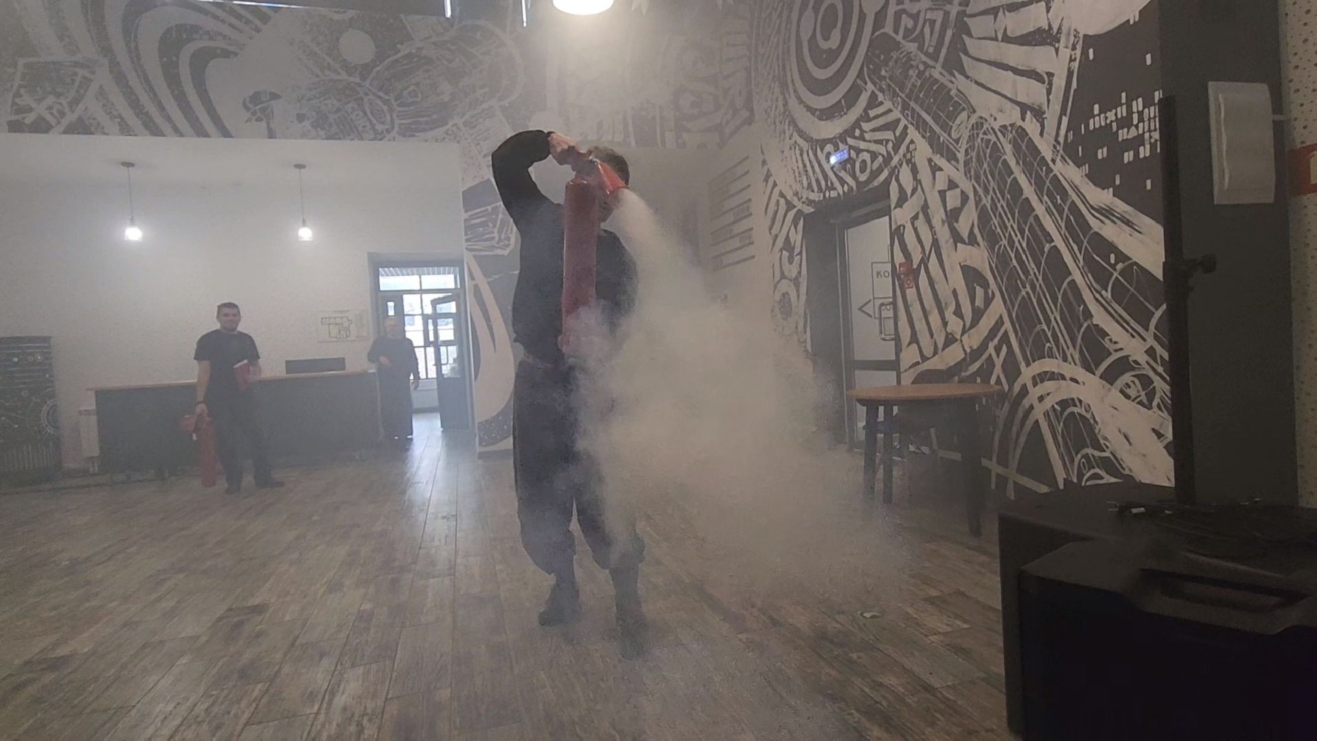 Черноголовка, Пожарные учения, учебная эвакуация,