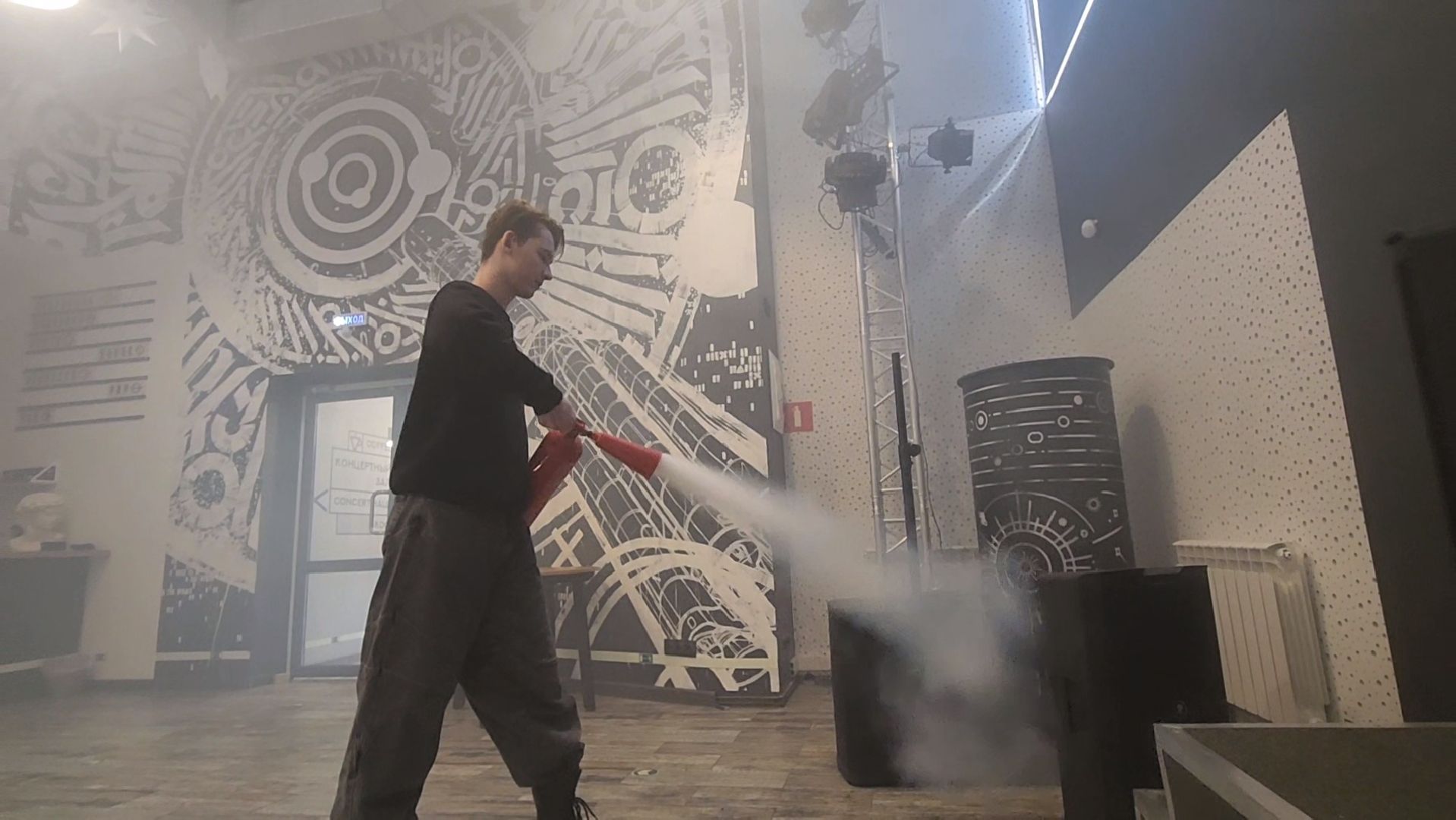 Черноголовка, Пожарные учения, учебная эвакуация,