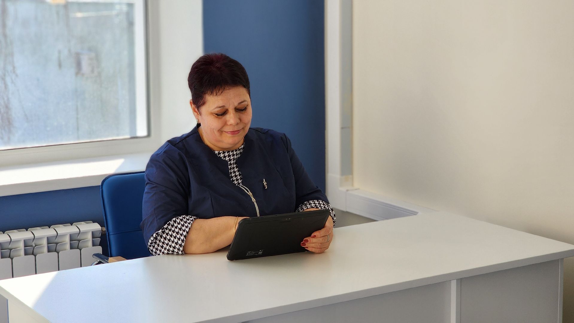 Поликлиника, текущий ремонт, Космодемьянский, Руза, здравоохранение, рузская больница,