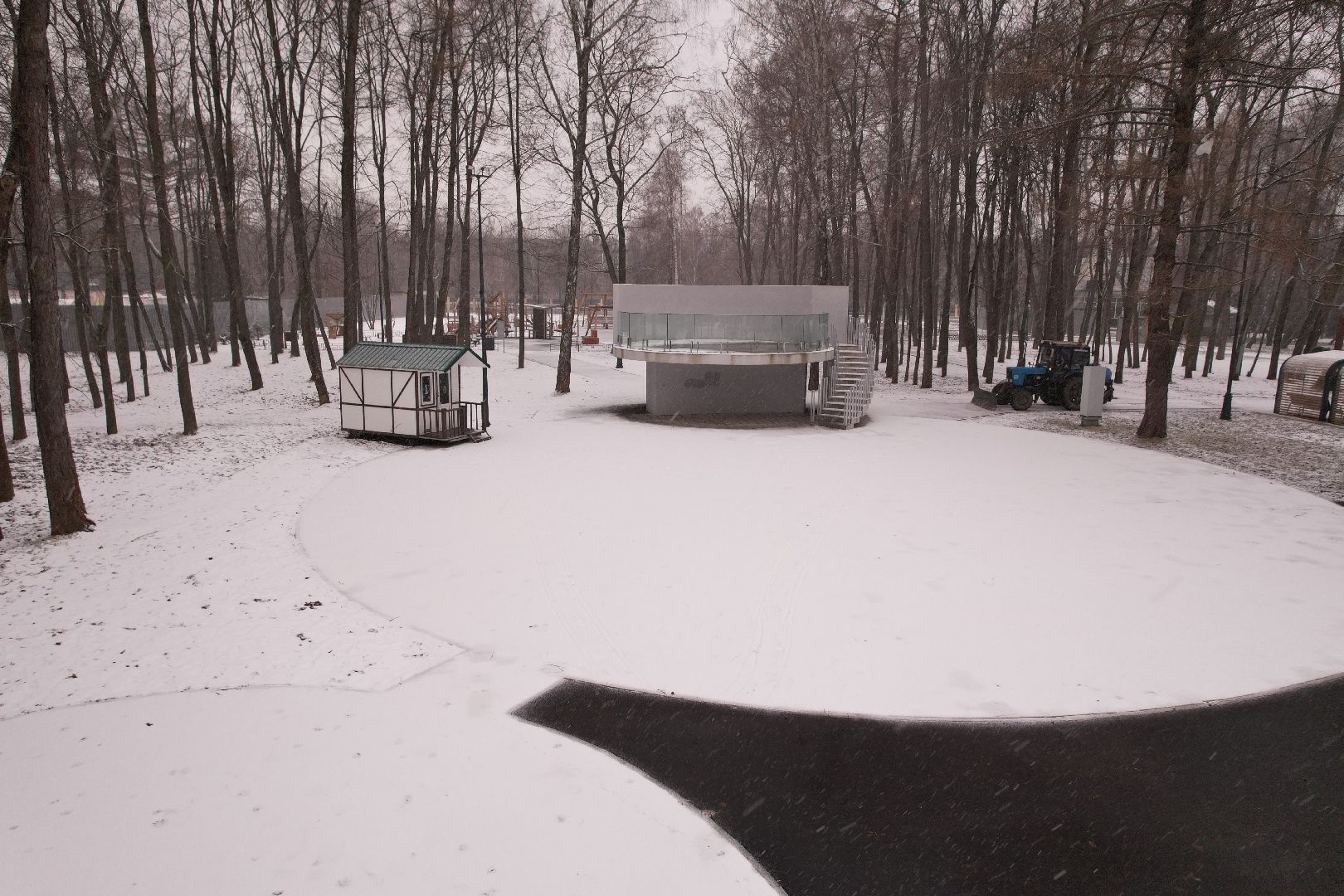 видео с коптера, парк мира в коломне,