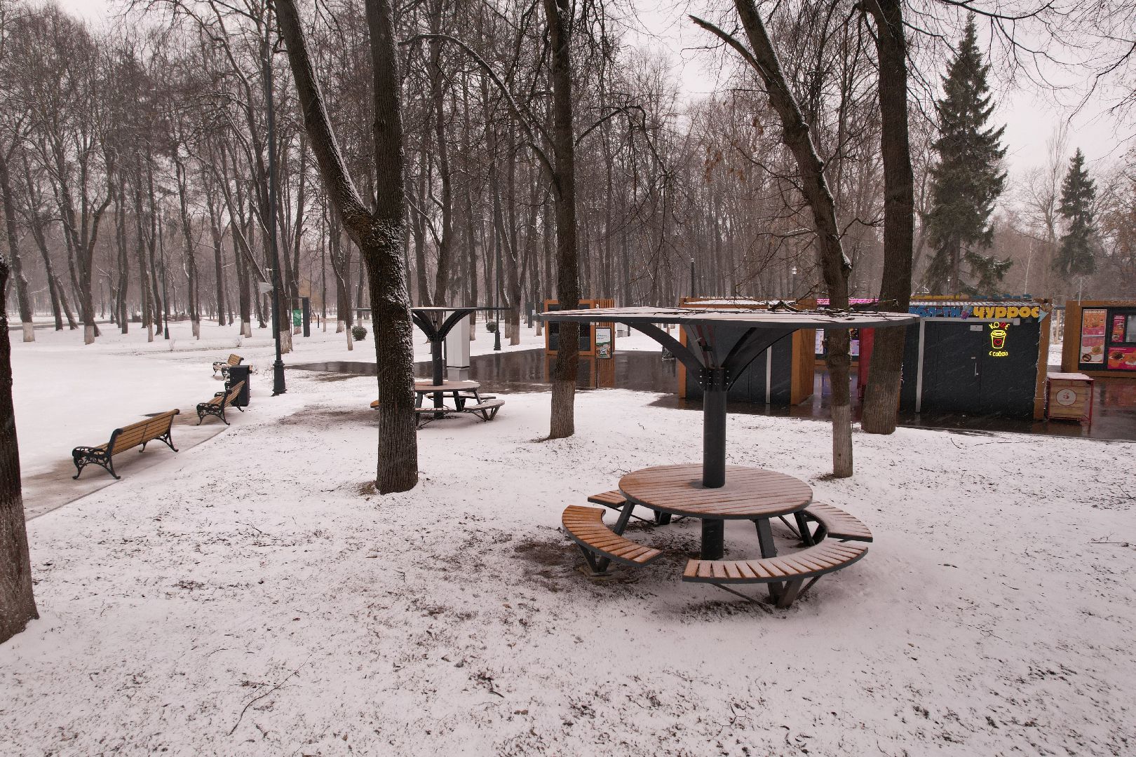 видео с коптера, парк мира в коломне,