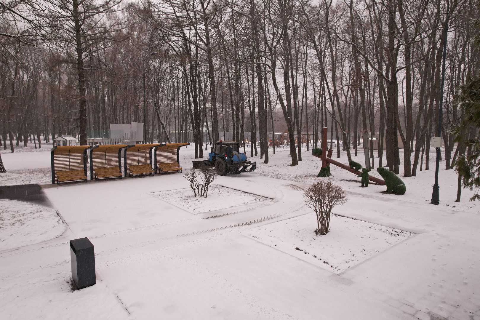 видео с коптера, парк мира в коломне,