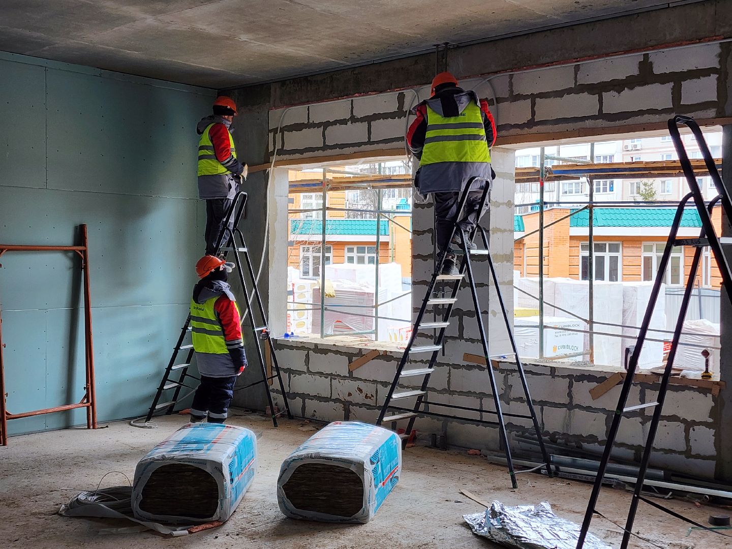 Чехов, улица Лопасненская, школа 3, пристройка на 200 мест, строительство,монтаж инженерных сетей, слаботочные системы, связь, безопасность, мультимедиа, лотки под кабель, слаботочные сети,