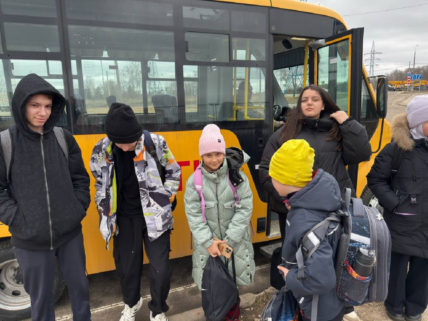 Школа, Дети, Автобус, Истра,