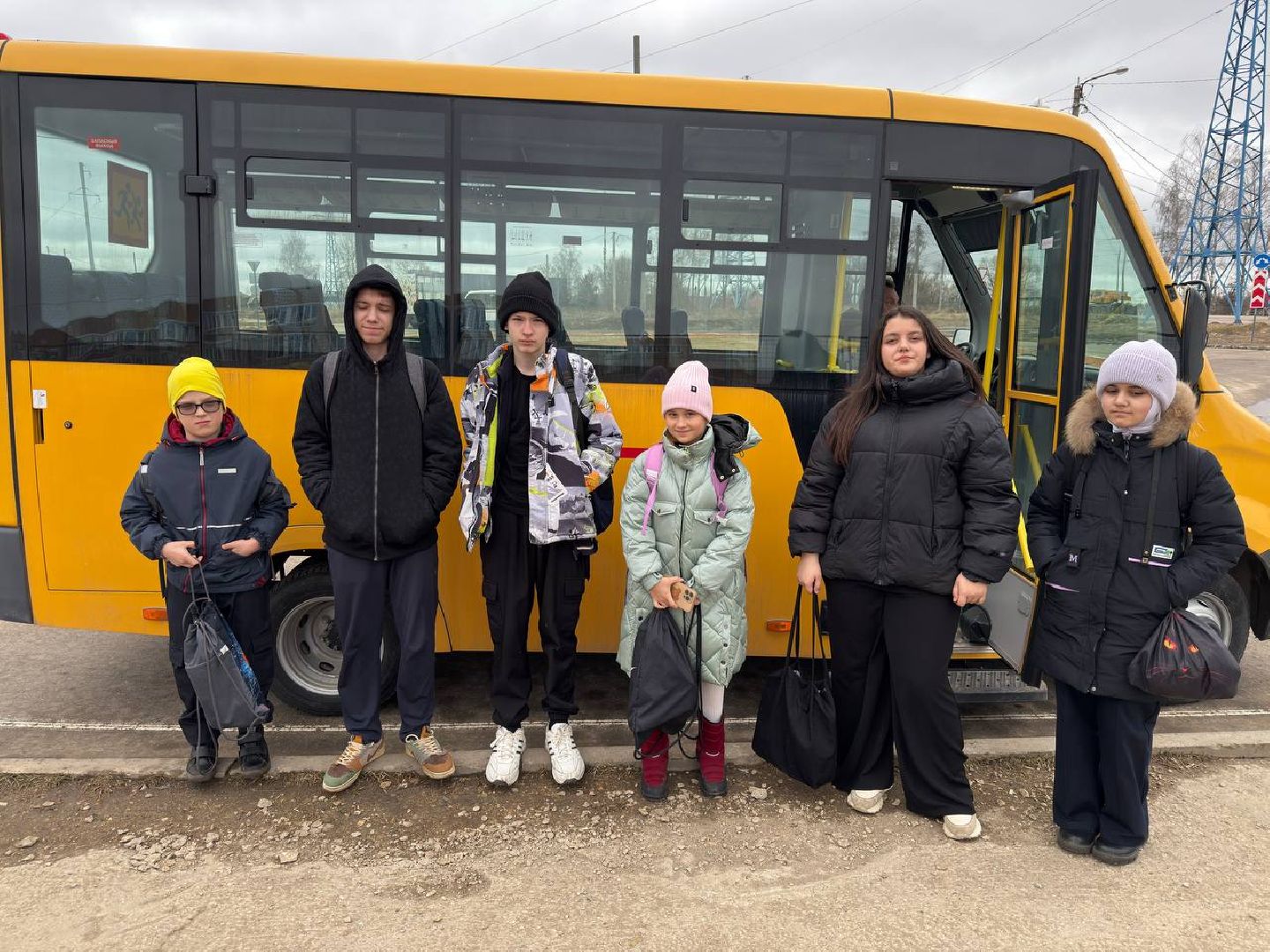 Школа, Дети, Автобус, Истра,