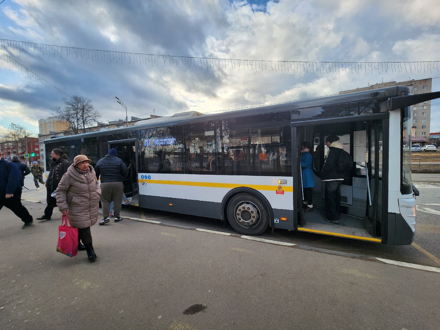 красноармейск, проверка автобусов мострансавто, городской округ пушкинский, общественный транспорт,