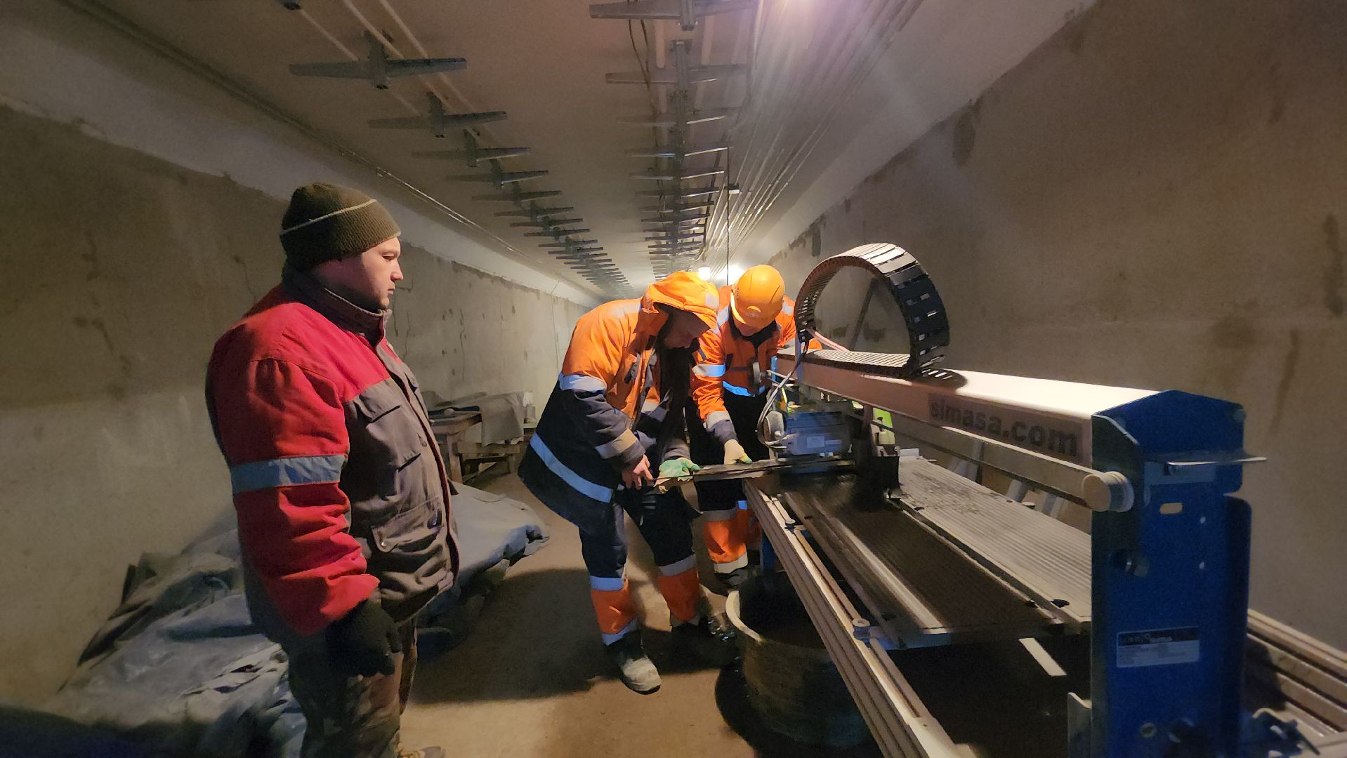 люберцы, подземный пешеходный переход, строительство, строители,