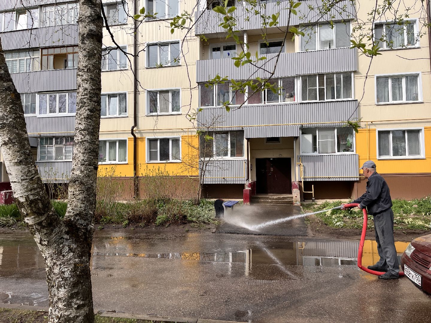 Шаховская, Мпкх, промывка улиц