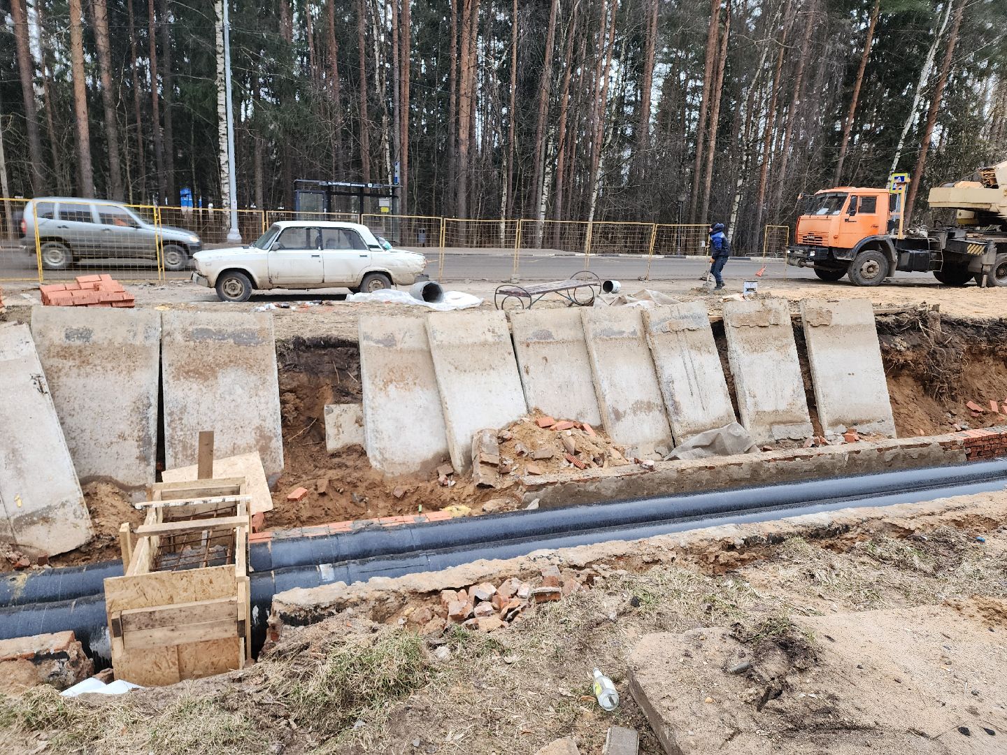 дубна, улица энтузиастов, замена труб, жкх,