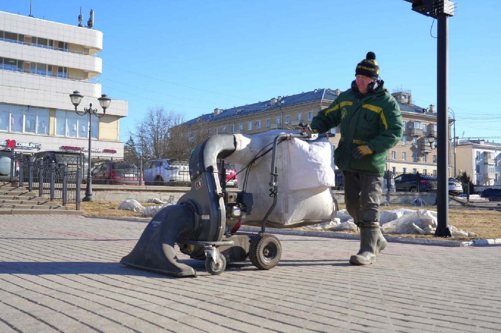 благоустройство, сергиев посад, сергиево-посадский городской округ, уборка, ручные пылесосы,
